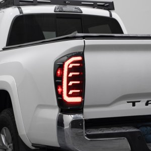 Toyota Tacoma Tail Lights - FORM Lighting - Sequential LED - Smoked - `16-`23